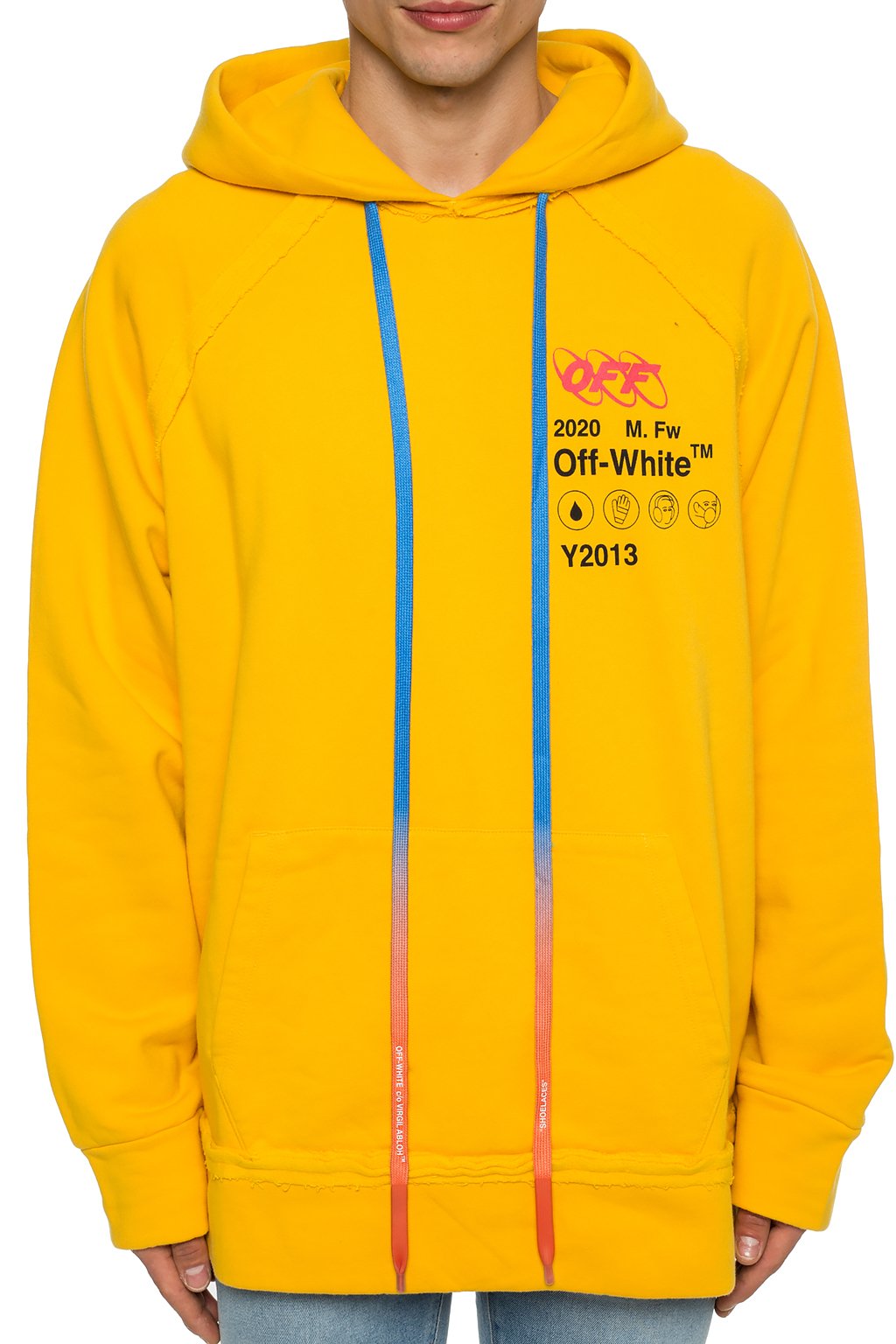 Off white outlet sweatshirt yellow